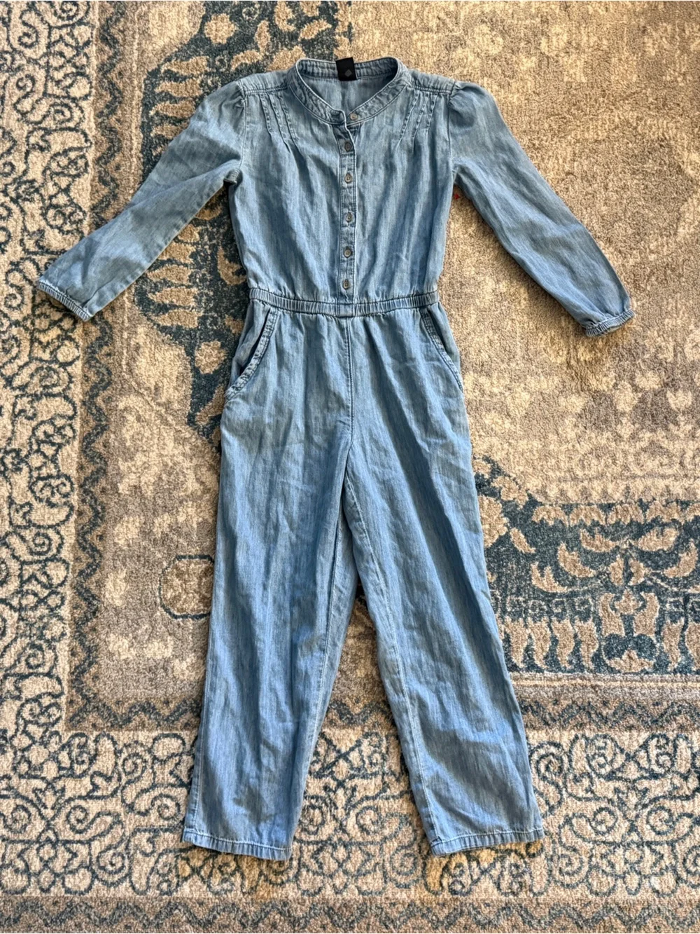 Old Navy Light Wash Denim Jumpsuit Romper